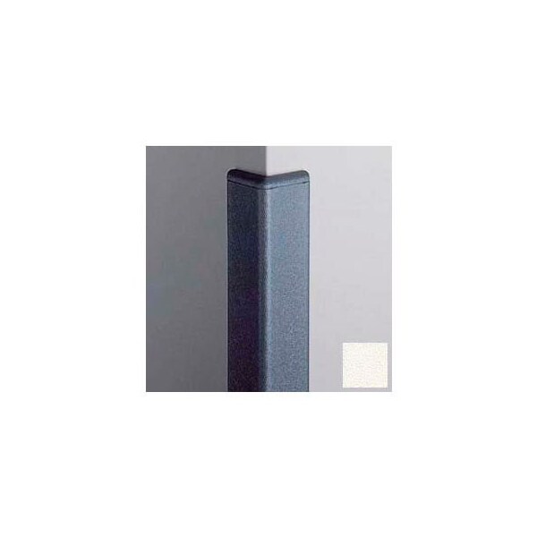 Surface Mounted Corner Guard 90 Degree, 2'' Wings, 4'H W/Caps, WH